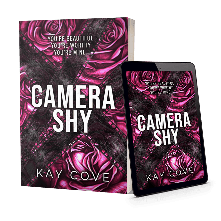 camera shy camera shy book 1 and ipad mockup by kay cove
