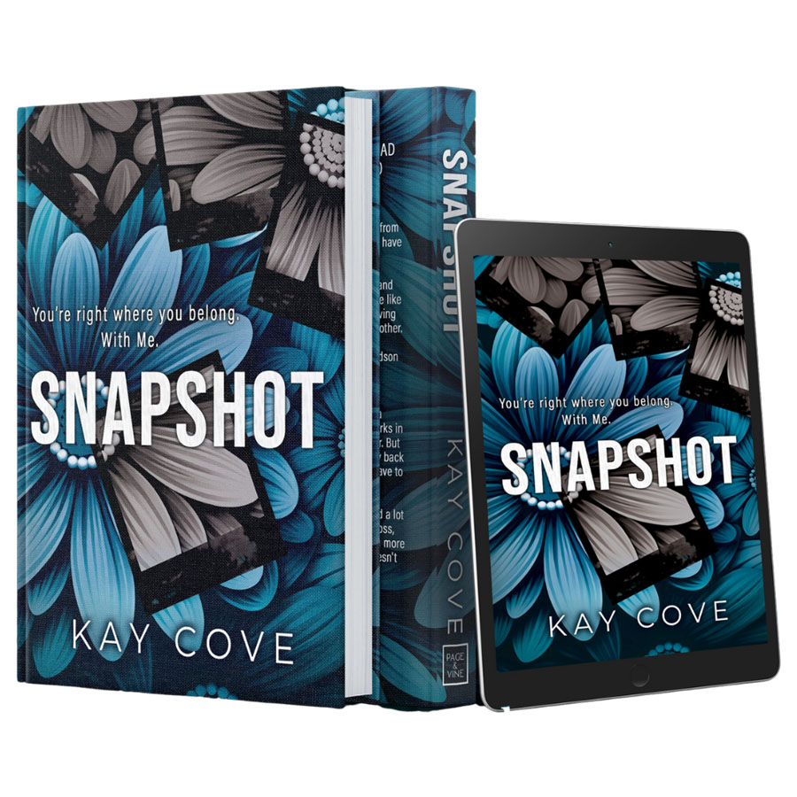 snapshot lessons in love series: book 2 and ipad mockup by kay cove